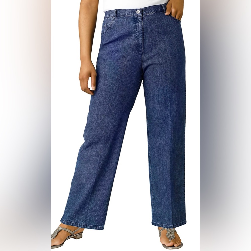 New with Tag - Stylish Ruby Road Jeans - Dark Denim Plus Size